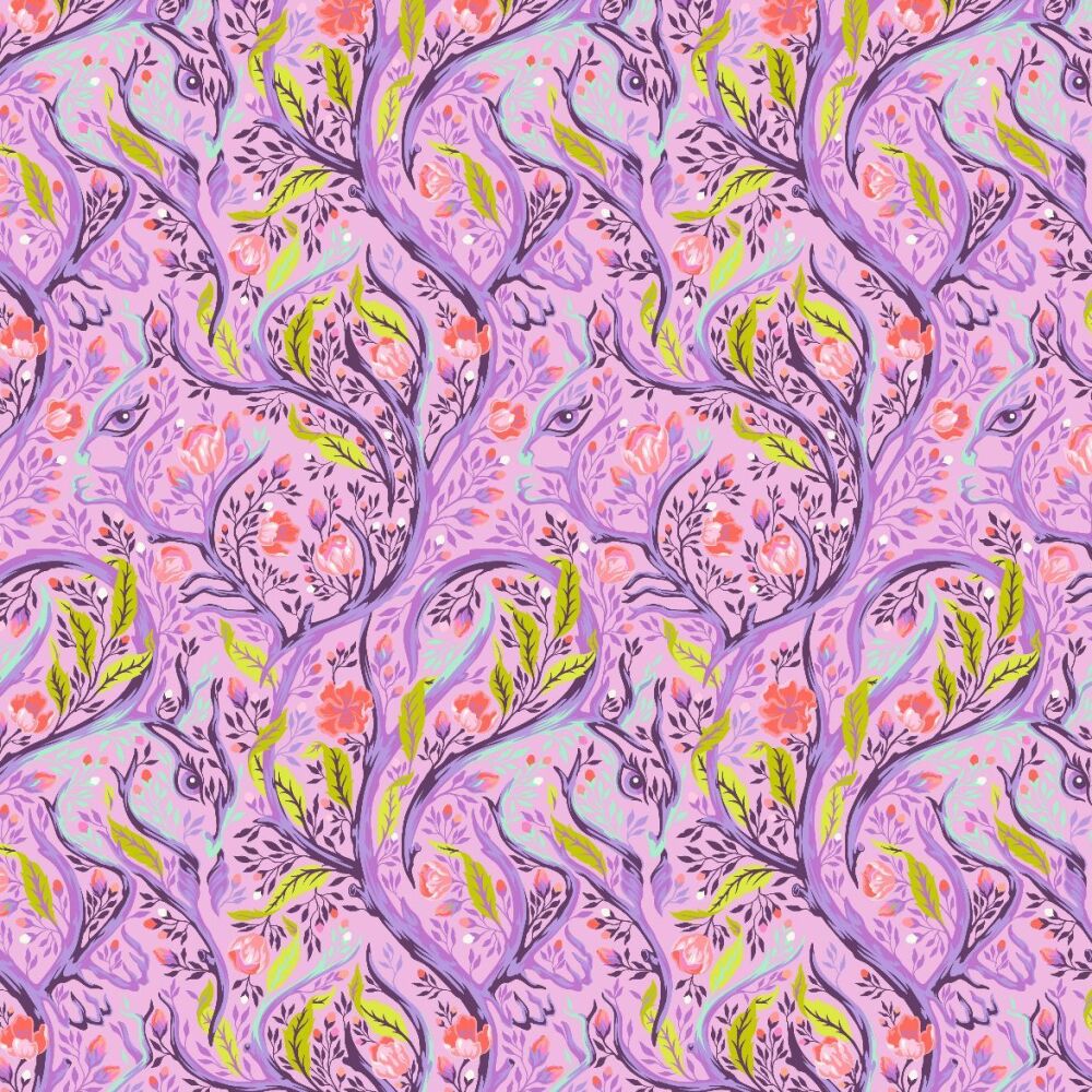 PER METRE - Tula Pink Full Moon Forest II Branch Manager Blossom Cotton Fabric