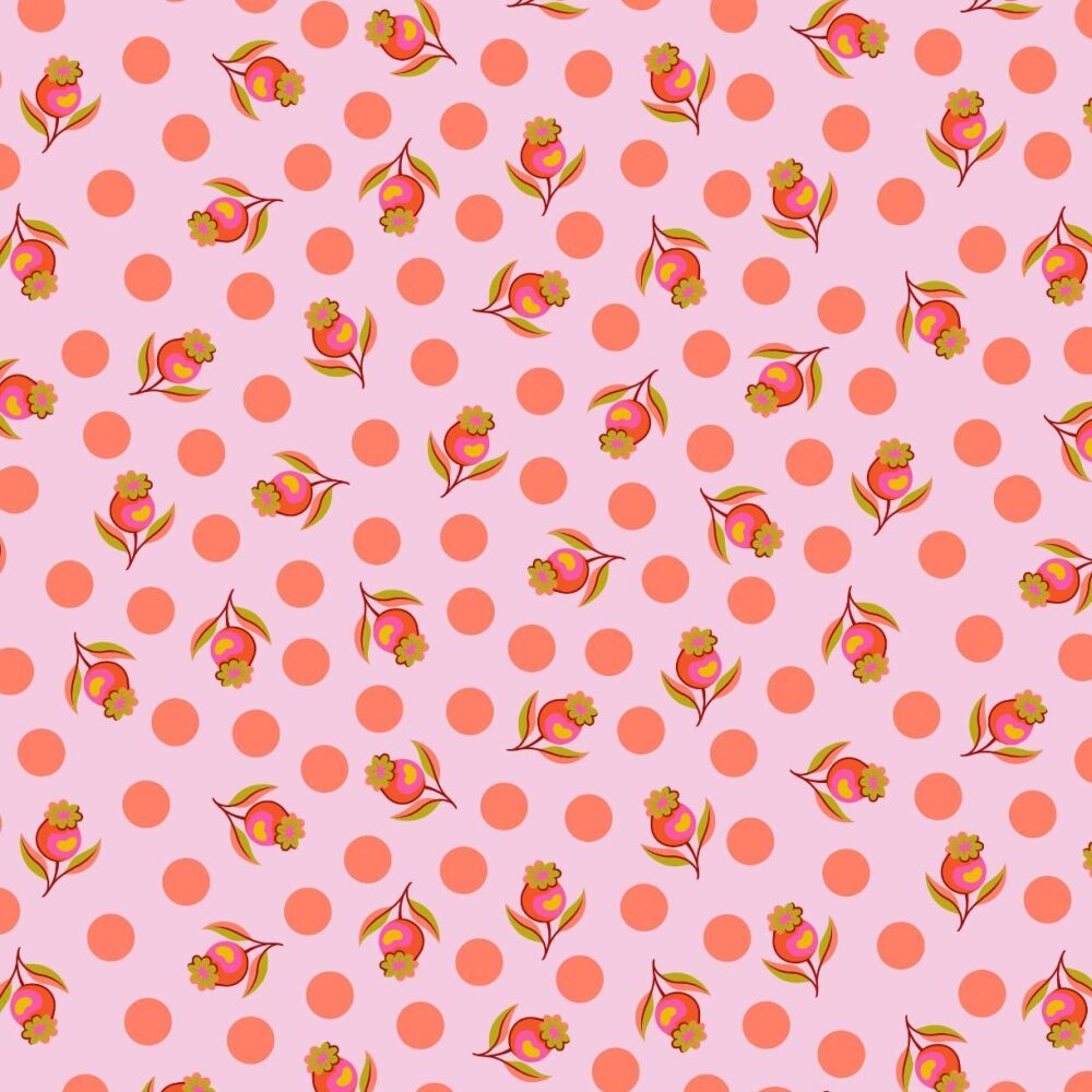 PER METRE - Tula Pink Untamed Impending Bloom Lunar Cotton Fabric
