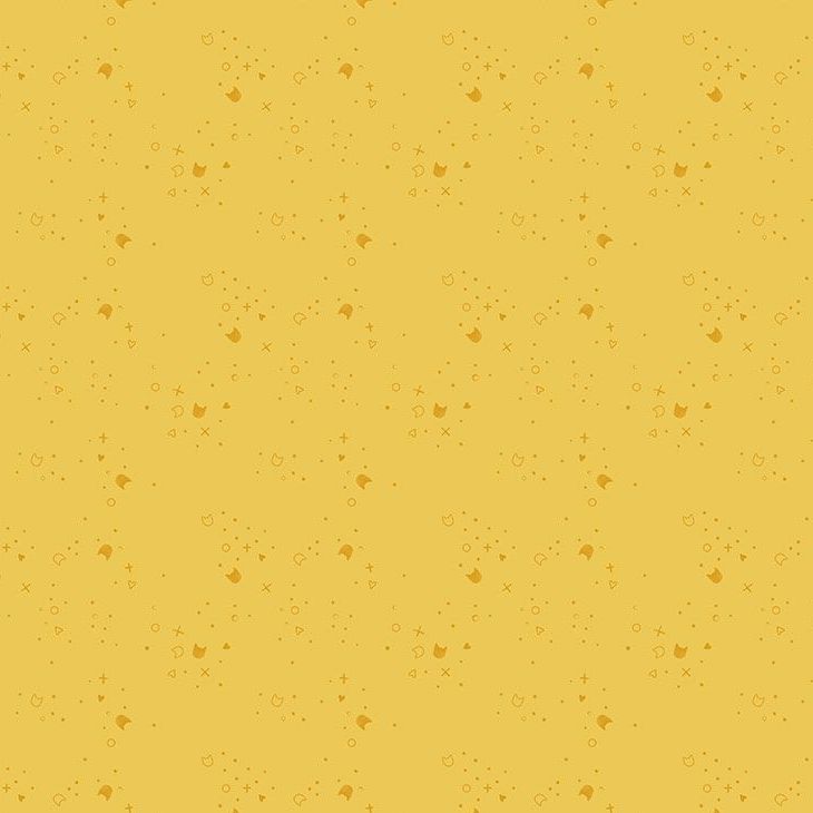 DESTASH 2m Dear Stella Pammie Jane Kitty Litter Bumblebee Cotton Fabric