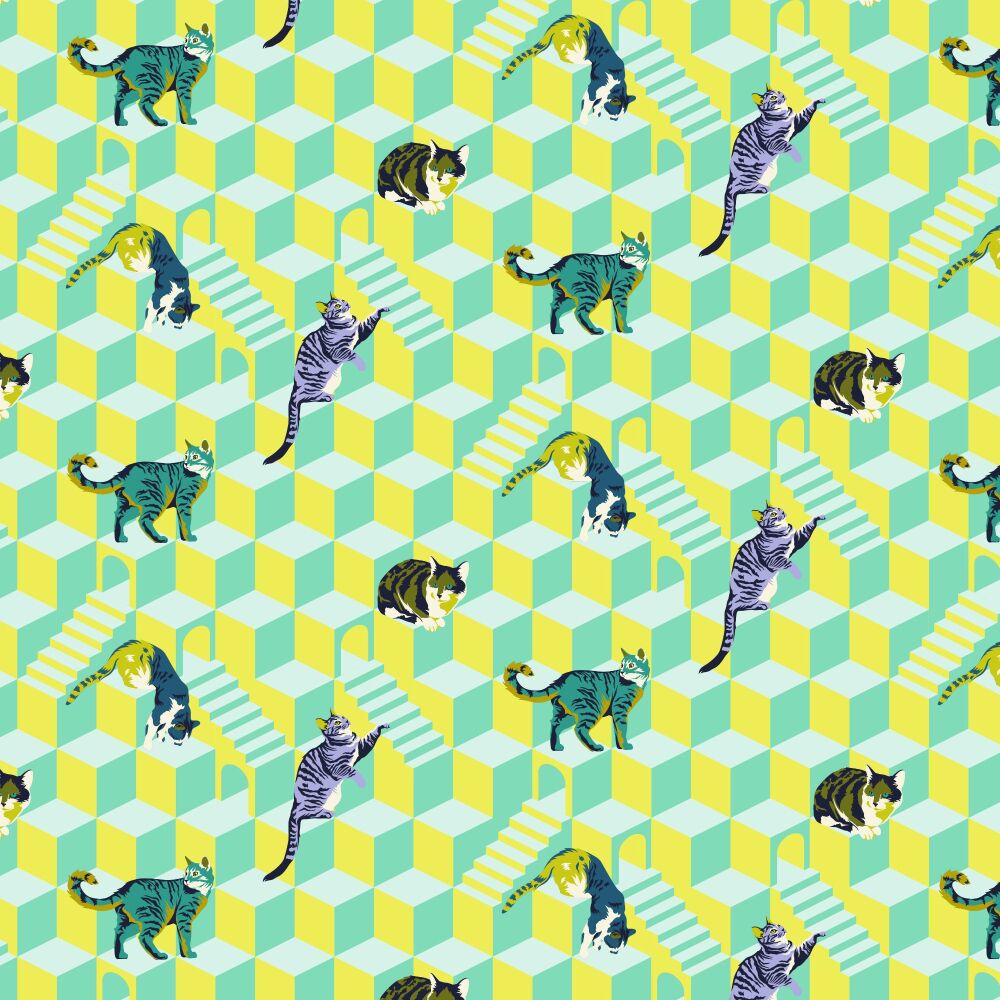PER METRE - Tula Pink Besties Sitting Pretty Meadow Cotton Fabric