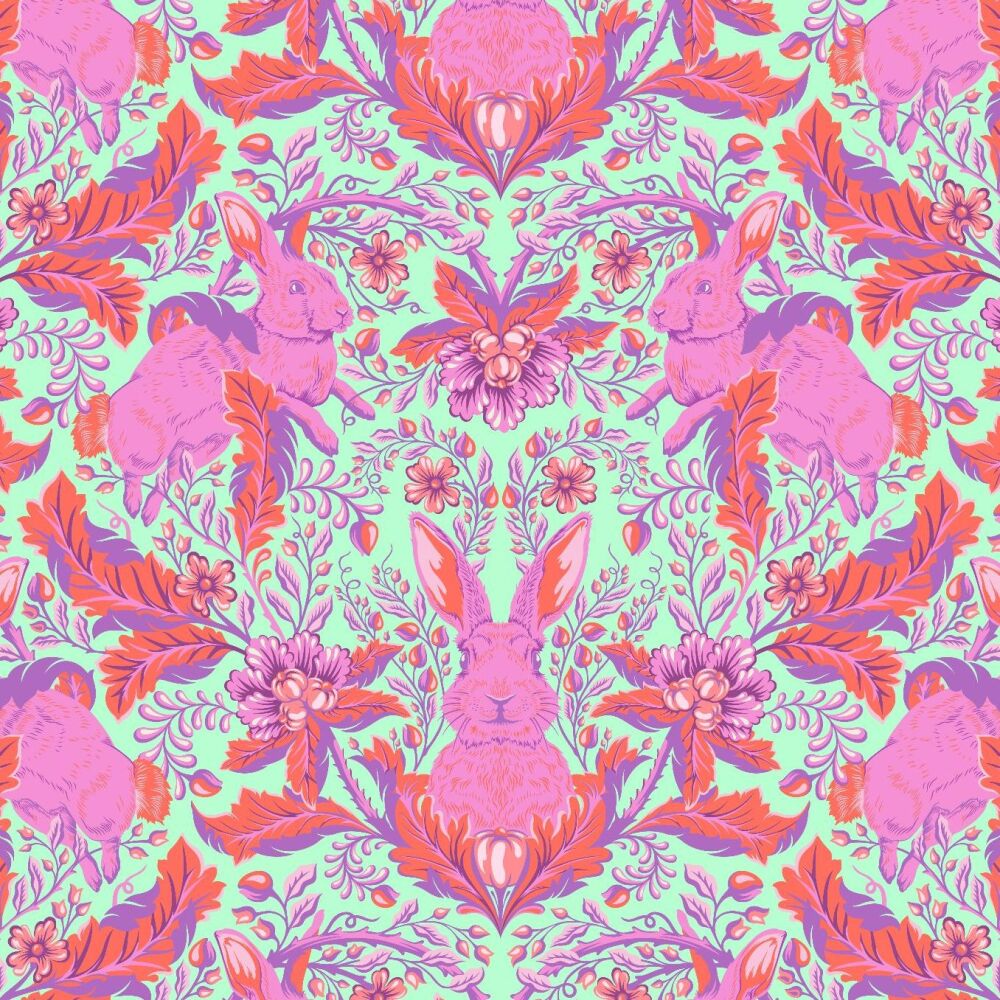 PER METRE - Tula Pink Full Moon Forest II Hoppy Go Lucky Blossom Cotton Fabric