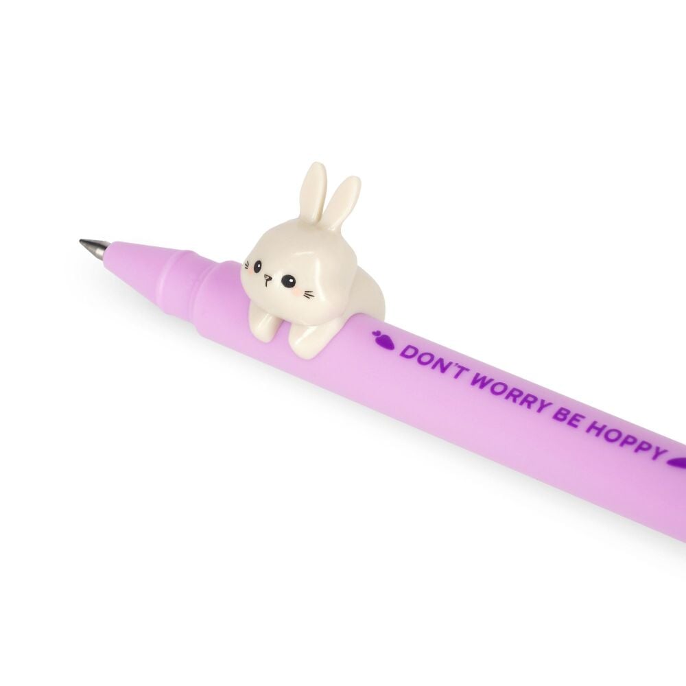 Legami Lovely Friends Gel Pen - Bunny- Purple Ink