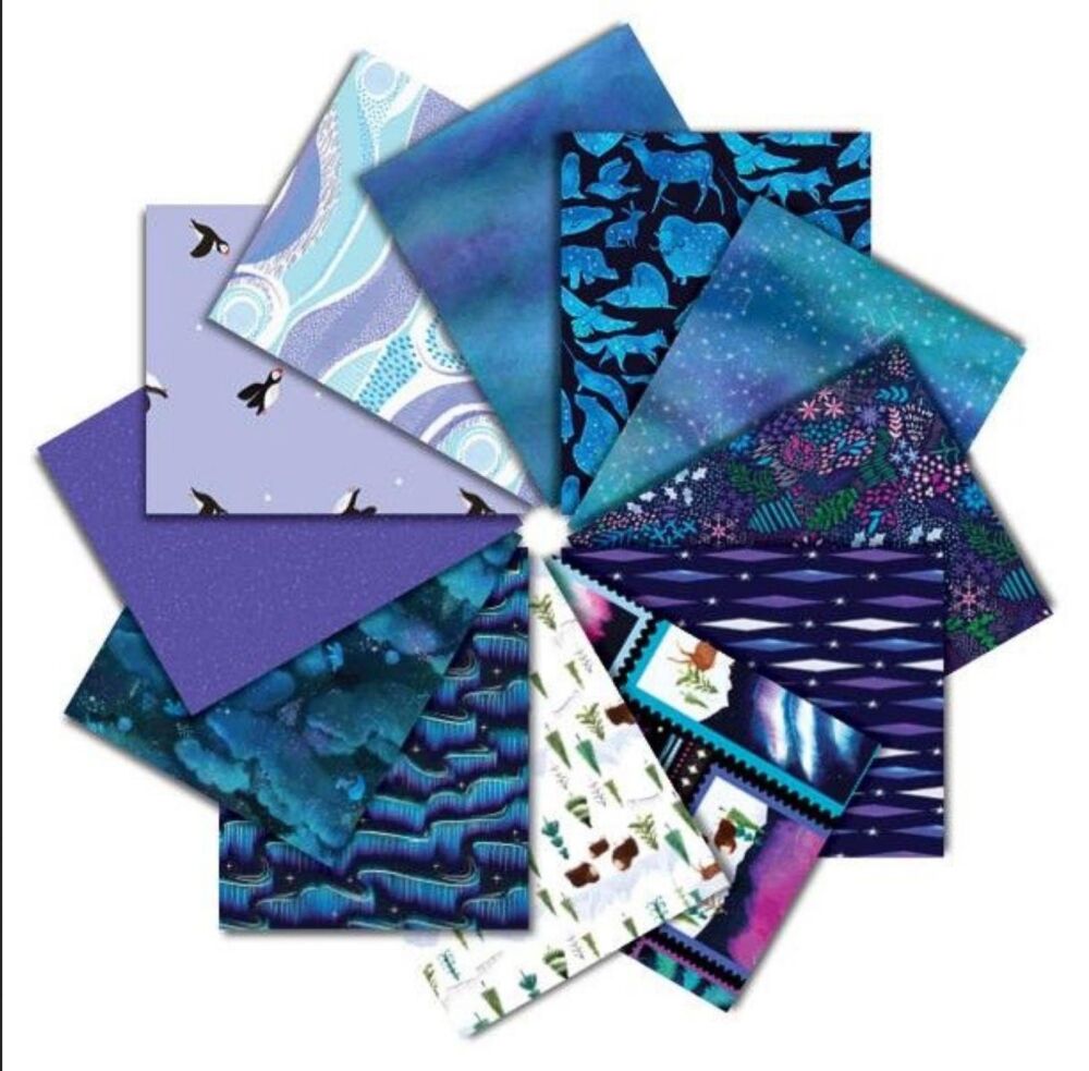 Dear Stella Northern Skies by Fay Nye 12 Fat Quarter Bundle Full Collection