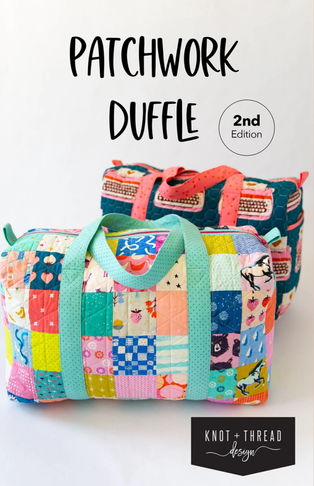 Knot and Thread Patchwork Duffle Bag Pattern