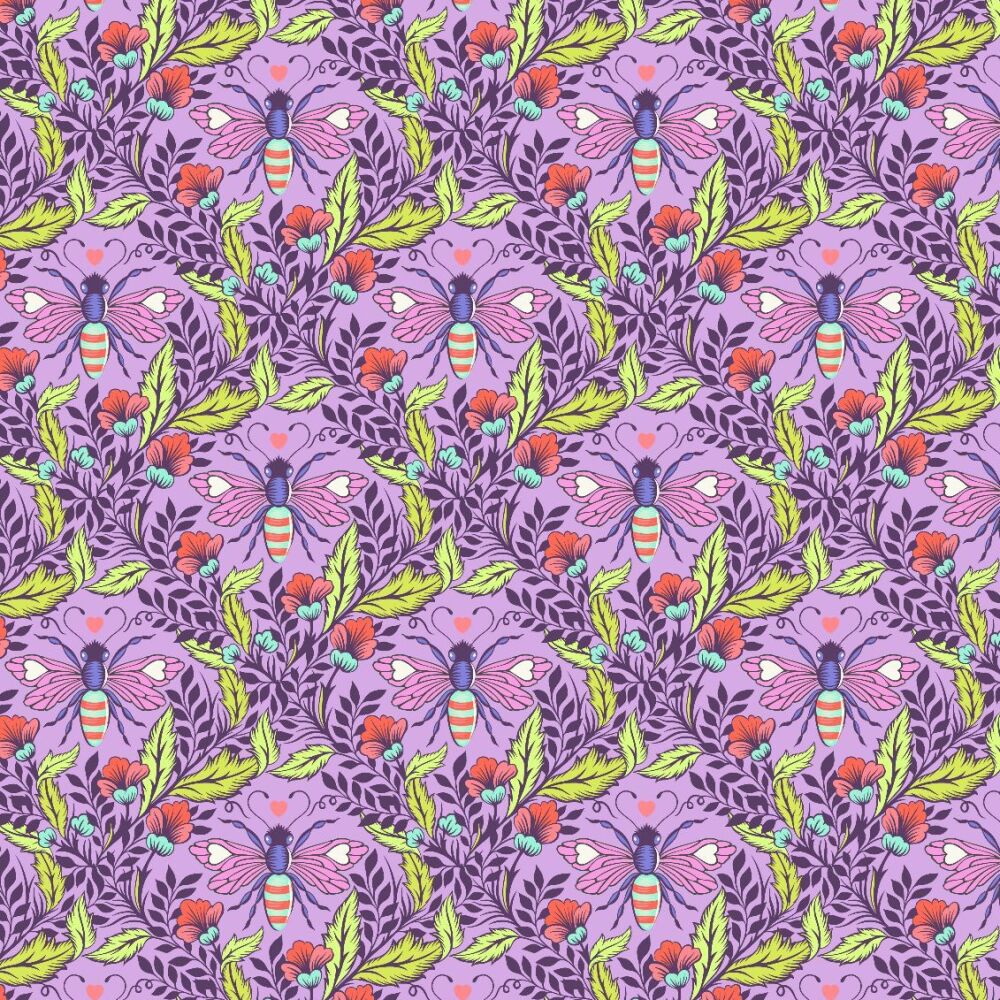 BOLT END 84cm Tula Pink Full Moon Forest II Shake Your Honey Maker Blossom Cotton Fabric