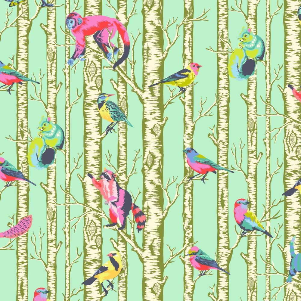 BOLT END 29cm Tula Pink Full Moon Forest II Family Tree Enchanted Cotton Fabric