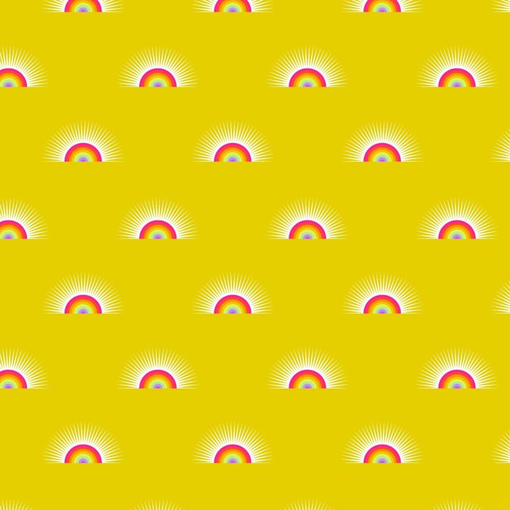 BOLT END 40cm Tula Pink Daydreamer Sundaze Pineapple Cotton Fabric