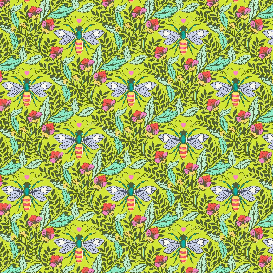 BOLT END 58cm Tula Pink Full Moon Forest II Shake Your Honey Maker Enchanted Cotton Fabric