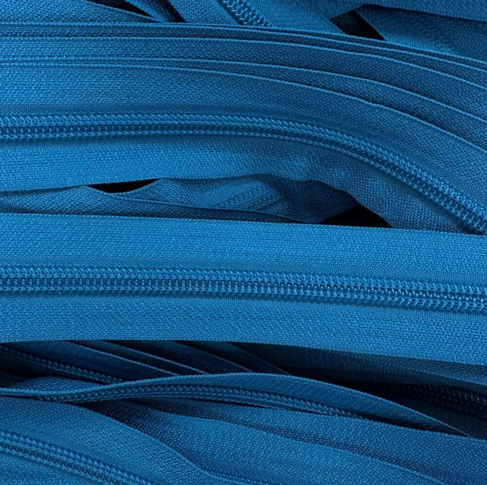 Sew Lovely Jubbly #5 Nylon Coil Zipper - French Blue - 2 Metres Continuous Length Handbag Zip