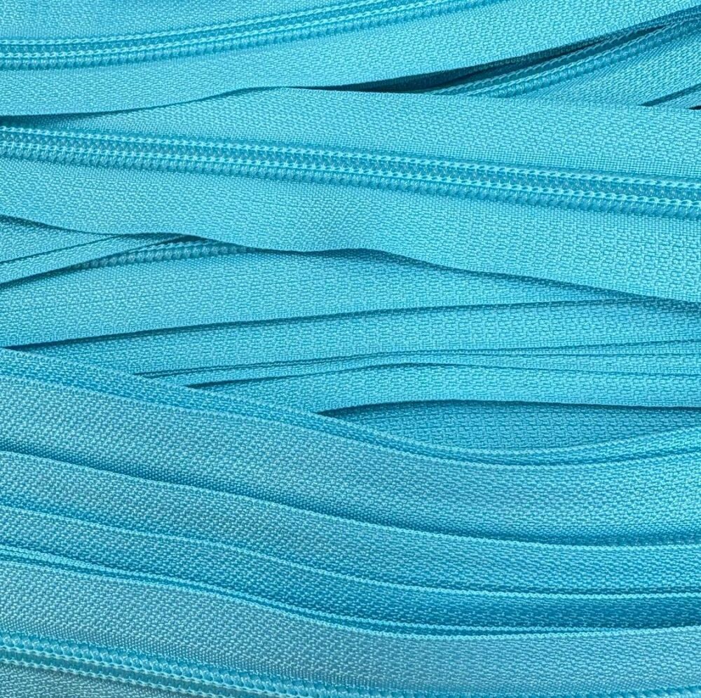 Sew Lovely Jubbly #5 Nylon Coil Zipper - Cerulean - 2 Metres Continuous Length Handbag Zip