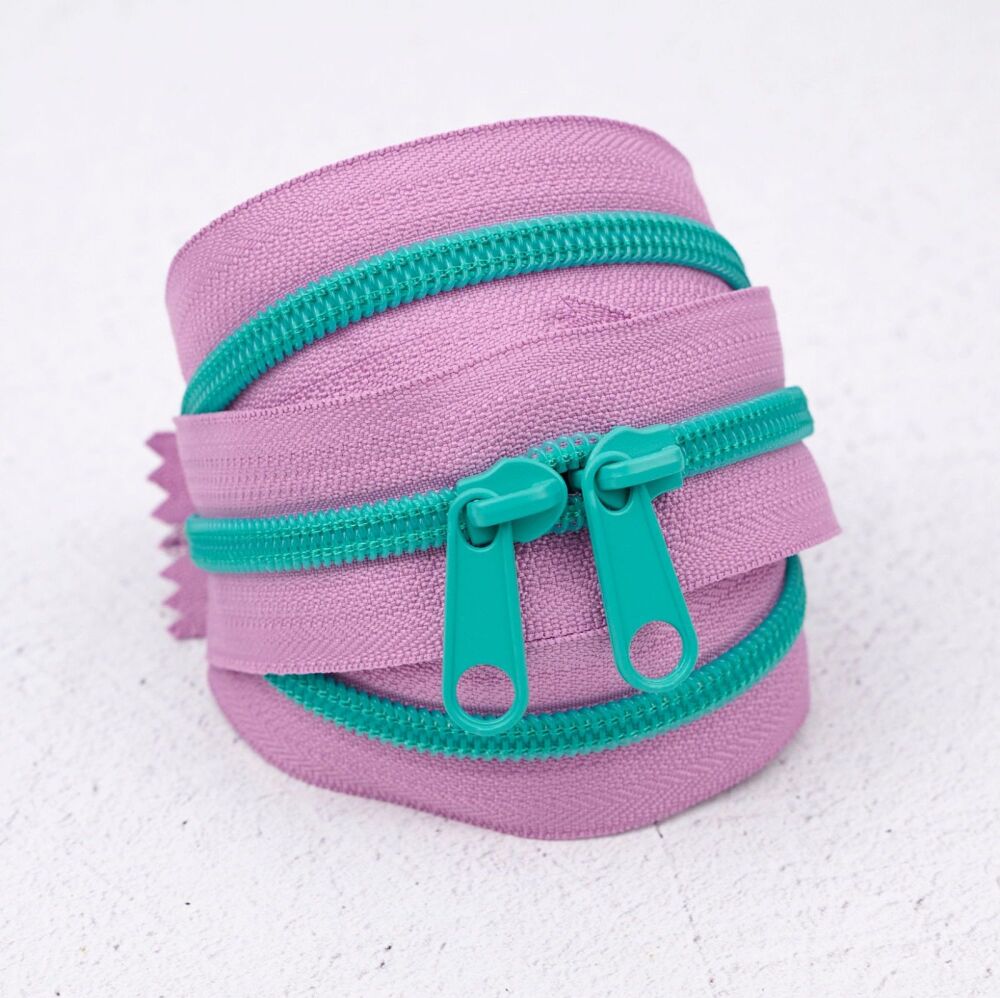 Renaissance Ribbons #5 Handbag Zipper - Mermaid Mist 500 - 3 Size Options