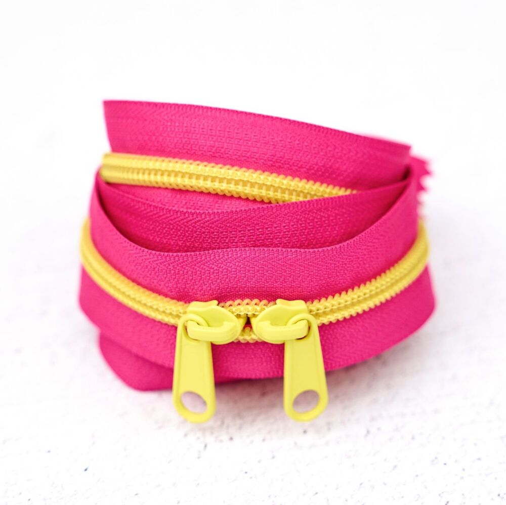 Renaissance Ribbons #5 Handbag Zipper - Razzle Lime 407 - 3 Size Options