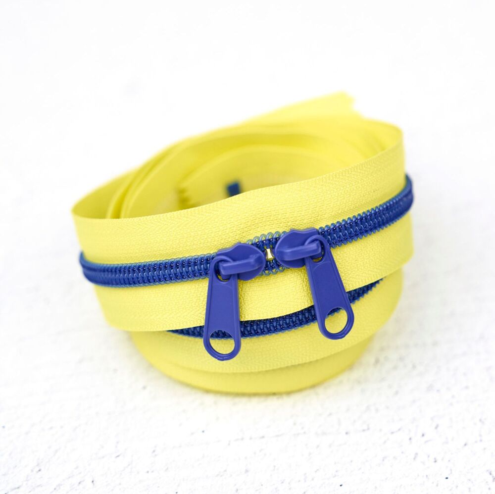Renaissance Ribbons #5 Handbag Zipper - Electric Lime 701 - 3 Size Options