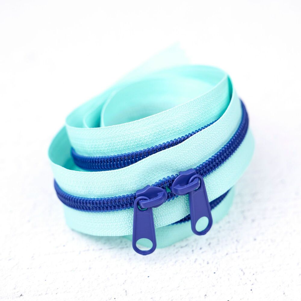 Renaissance Ribbons #5 Handbag Zipper - Saltwater Taffy 606 - 3 Size Options