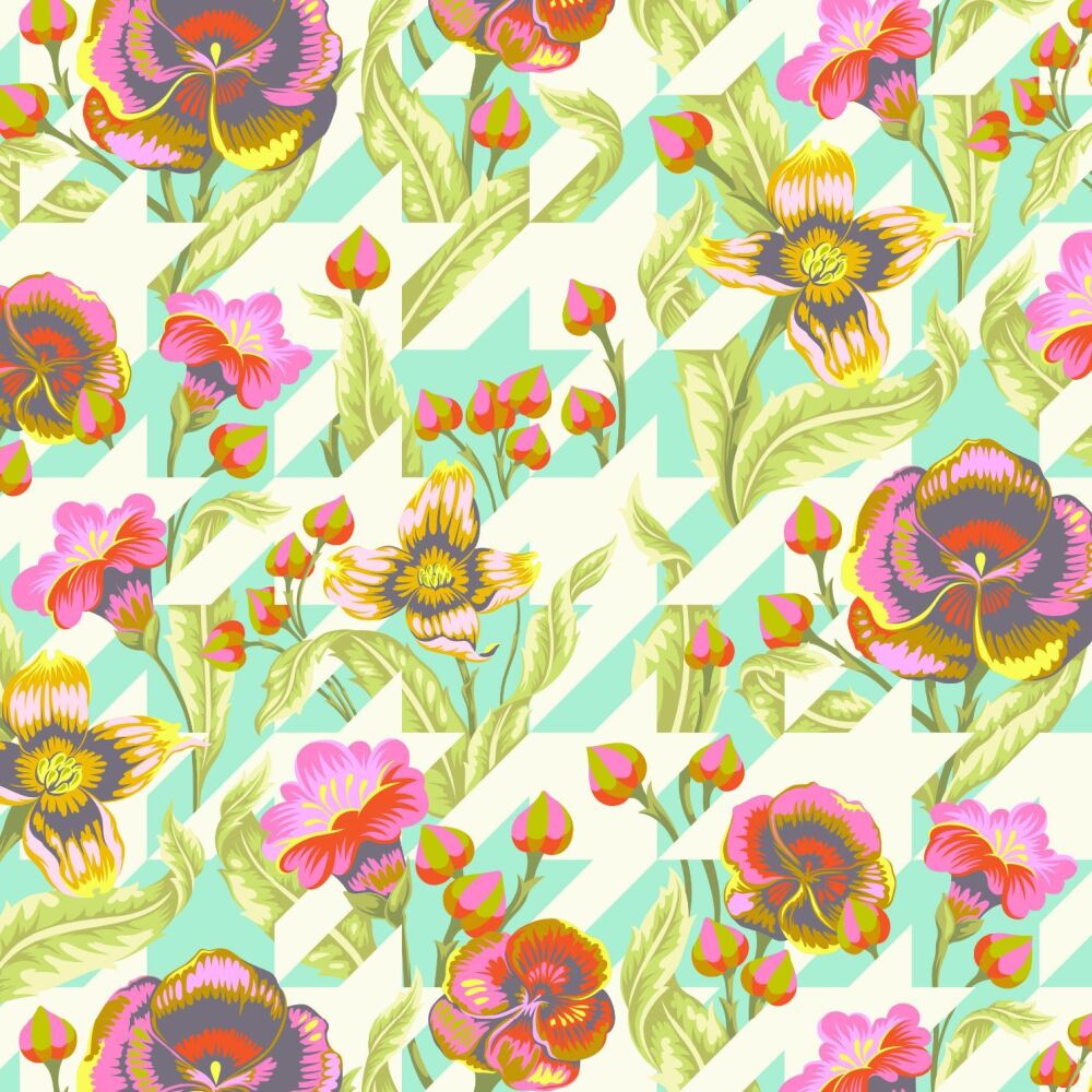 BOLT END 84cm Tula Pink Untamed Puppy Love Moonbeam Cotton Fabric