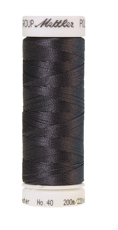 Mettler Poly Sheen 200m Sewing Thread 0132 Dark Pewter