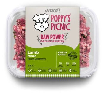 Poppy's Picnic Raw Power Lamb 450g