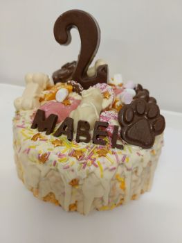 Choc krispie overload named cake