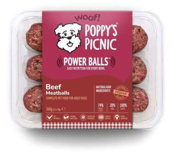 Poppy's Picnic POWER BALLS Beef 360g