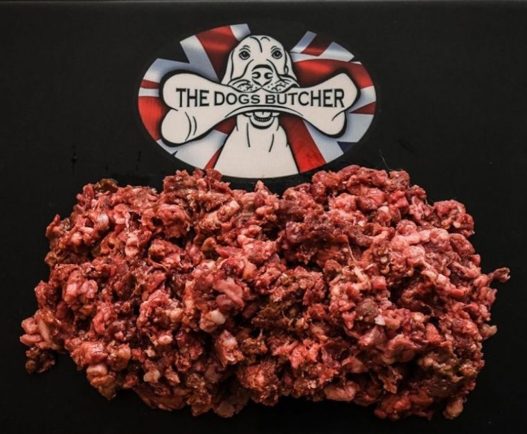 The Dogs Butcher 1KG OX (BEEF) MINCE WITH DUCK 80-10-10