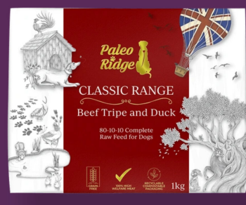 Paleo Ridge Classic Beef Tripe and Duck 1kg