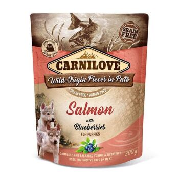Carnilove Salmon with Blueberries Puppy (Wet Pouch 300g )