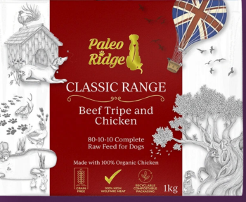 Paleo Ridge Classic Beef Tripe and Chicken (1kg)