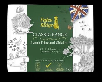 Paleo Ridge Classic Lamb Tripe and Chicken (1kg)