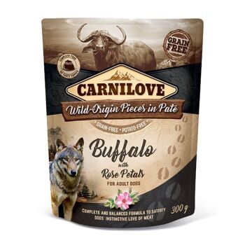 Carnilove Buffalo with Rose Petals (Wet Pouch) 309g