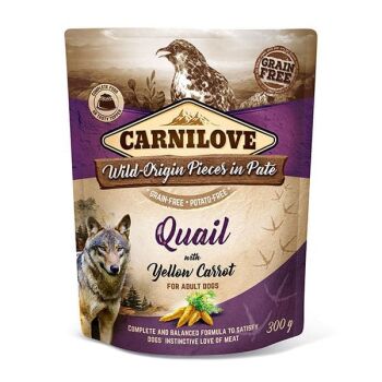 Carnilove Quail with Yellow Carrot (Wet Pouch) 300g