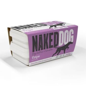 Naked Dog Adult Working Tripe Raw Frozen Dog Food - 2 x 500g