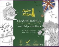 Paleo Ridge Classic Lamb Tripe and Duck 1kg