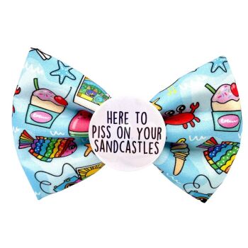 Beach Vibes Badge Bow® small