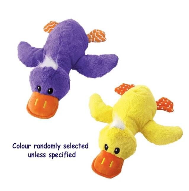 Kong plush duck dog toy best sale