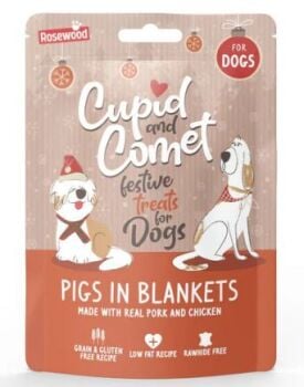 Rosewood Pigs in Blankets Dog Treats 100g