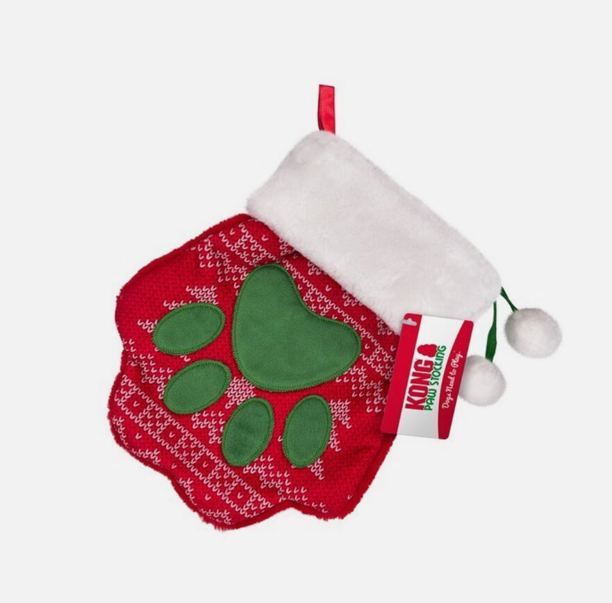 KONG Holiday Stocking Paw Large