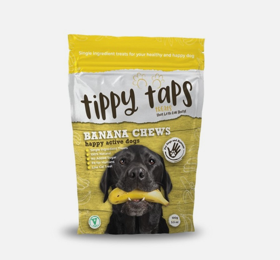 Tippy Taps Treats Banana Chews 100g