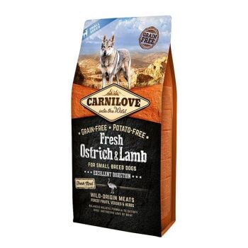 Carnilove Dry Dog Food Small Breed Fresh Ostrich & Lamb 1.5kg