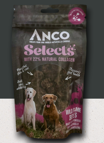 Anco Selects Wild Game Bites with Collagen 85g