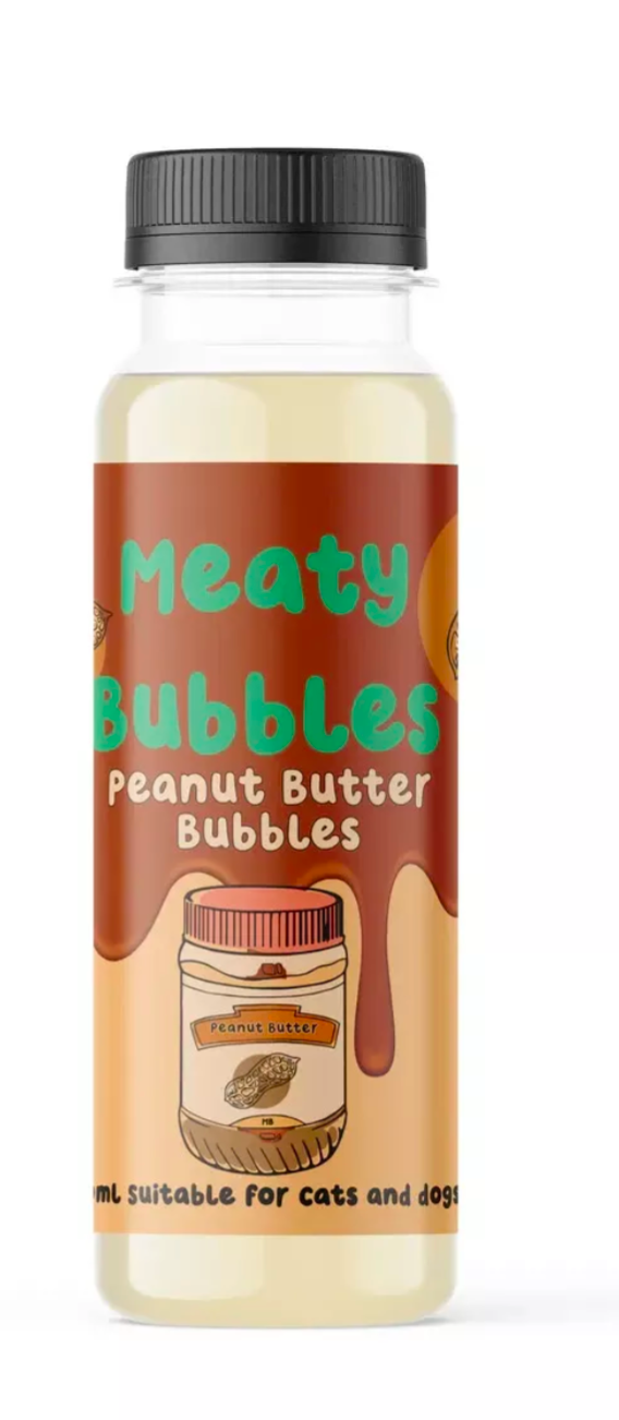 Peanut Butter bubbles for dogs