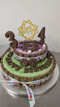 2 Tier Birthday Cake
