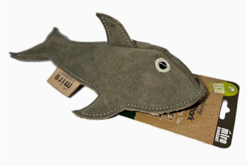Sidney Shark- Eco Leather Dog Toy