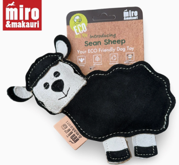 Sean Sheep- Eco Leather Dog Toy