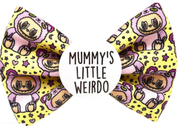 Mummy’s Little weirdo Badge Bow®