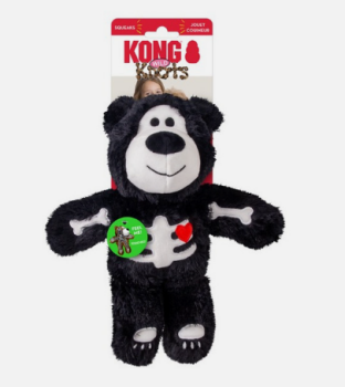 KONG Halloween Wild Knots Skeleton Bear Assorted Medium Large