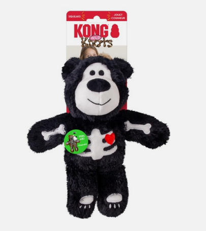 KONG Halloween Wild Knots Skeleton Bear Assorted Medium Large