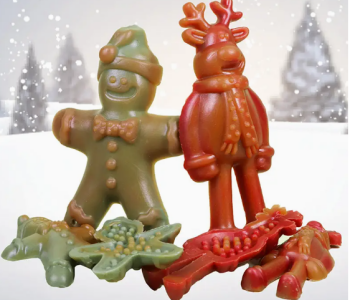 Vegetarian Dog Treats - 'ginger & Dasher' Xmas Treat x1