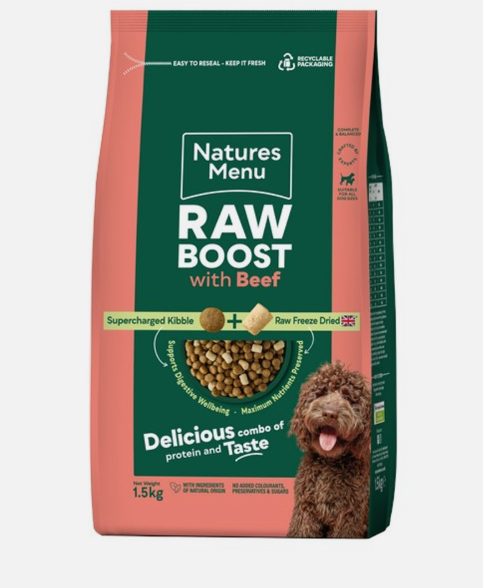Natures Menu Raw Boost Beef 1.5kg