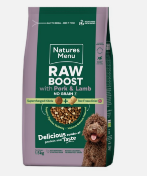 Natures Menu Raw Boost Pork + Lamb 1.5kg