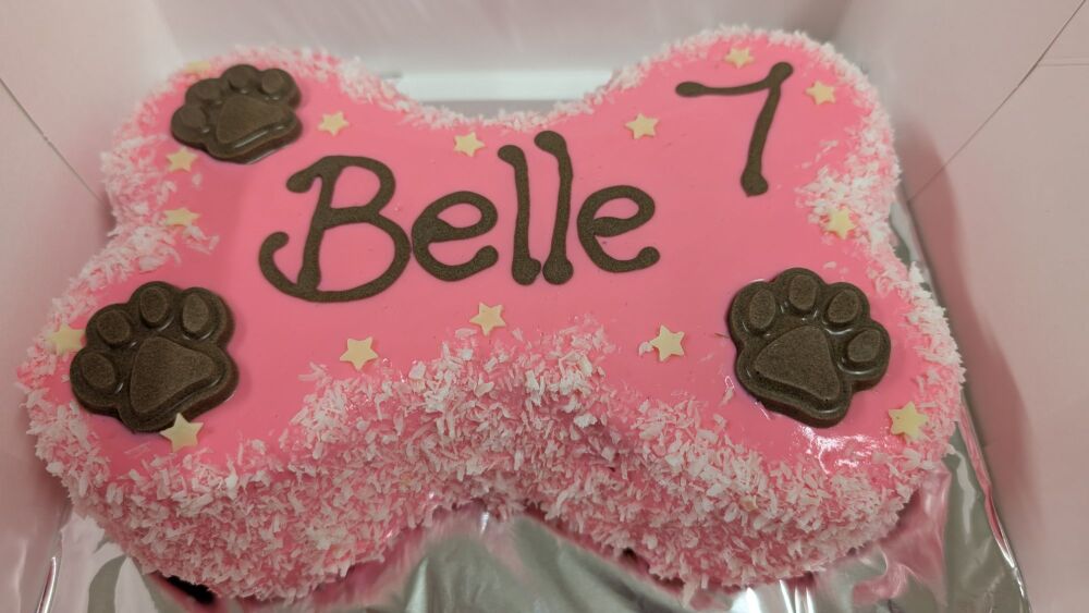 Bone shaped cake